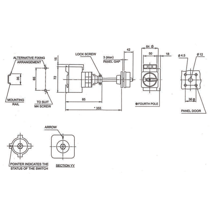  Metal Shaft Isolator Diagram