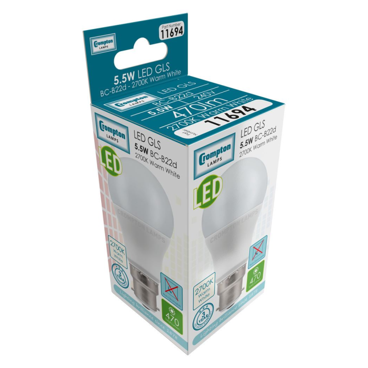  LED Opal B22d 3