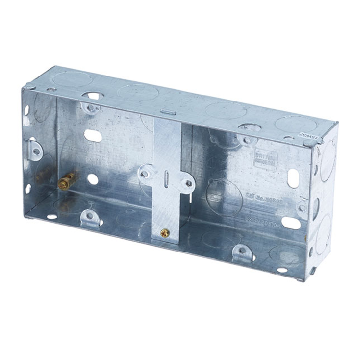  35mm 2-Gang Duel Socket Box 2