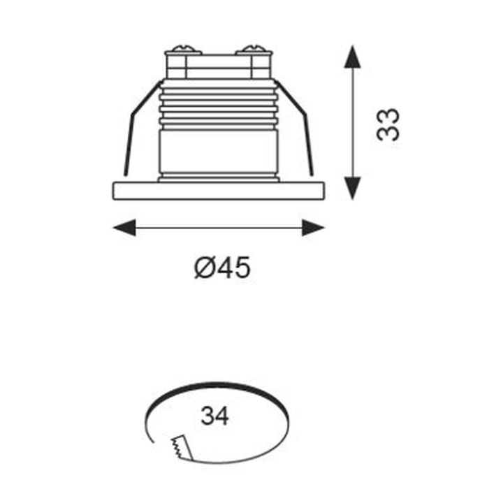  Signal LED Emergency Downlight - Diagram