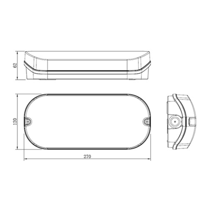  Kite LED Emergency Bulkhead - Diagram
