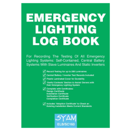 Emergency Lighting Log Book