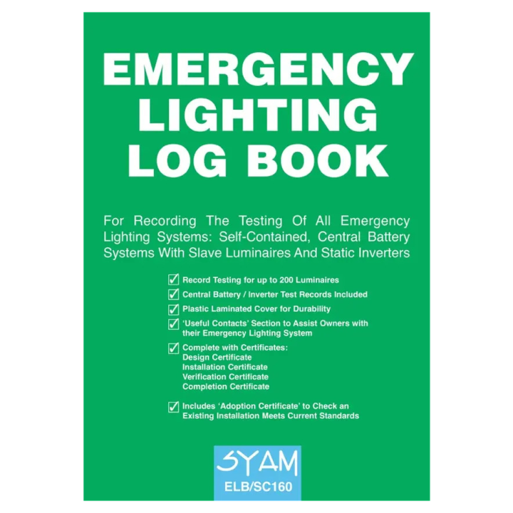 Emergency Lighting Log Book