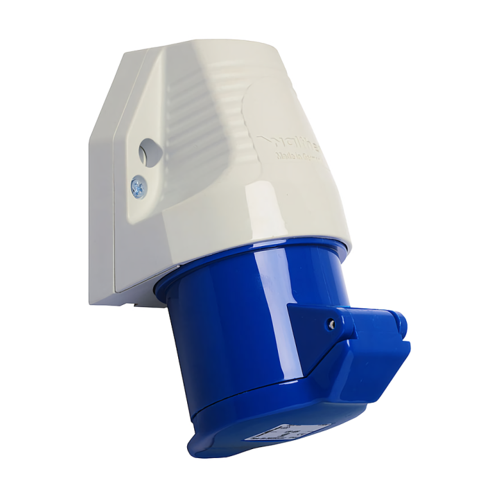Walther 110409 230V 16A 3P+E Blue Wall Socket