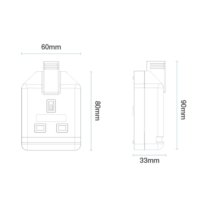  Trailing Single Socket - Diagram