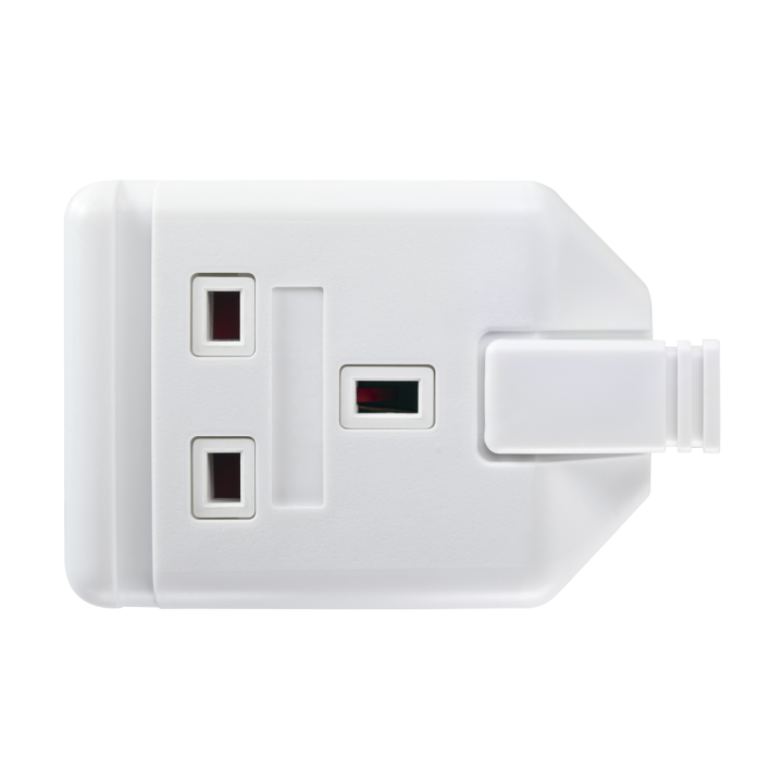  Trailing Single Socket - White 2