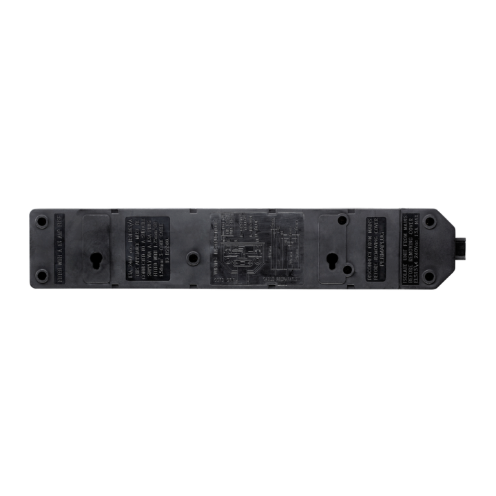  Trailing Four Socket - Black 4