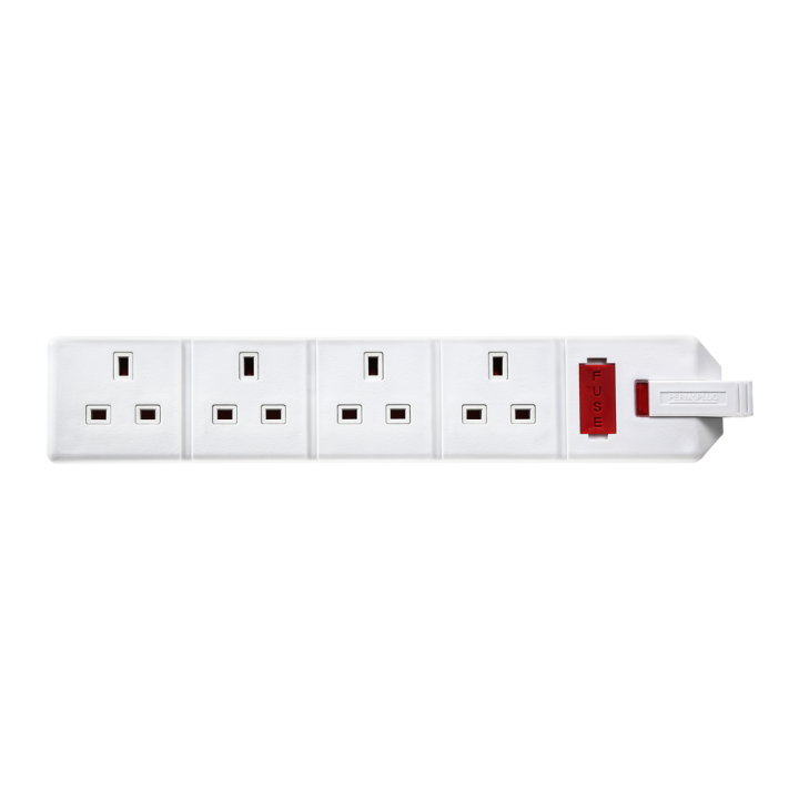  Trailing Four Socket - White 2