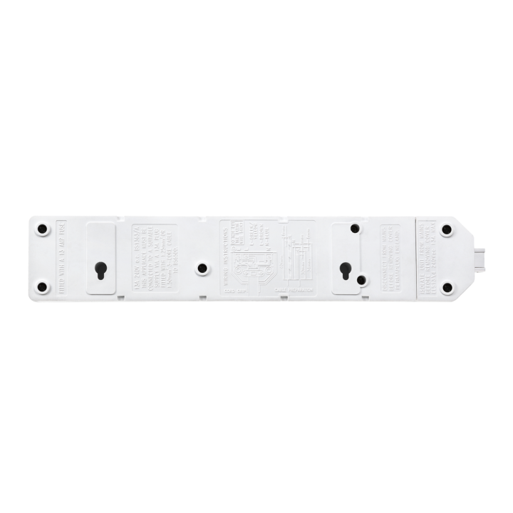  Trailing Four Socket - White 4