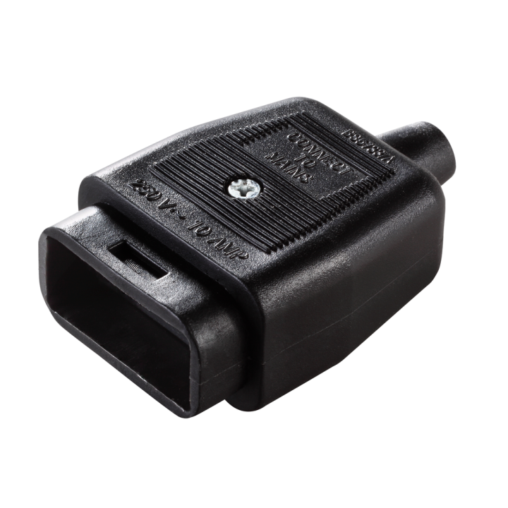  Inline Connector - Socket - Black