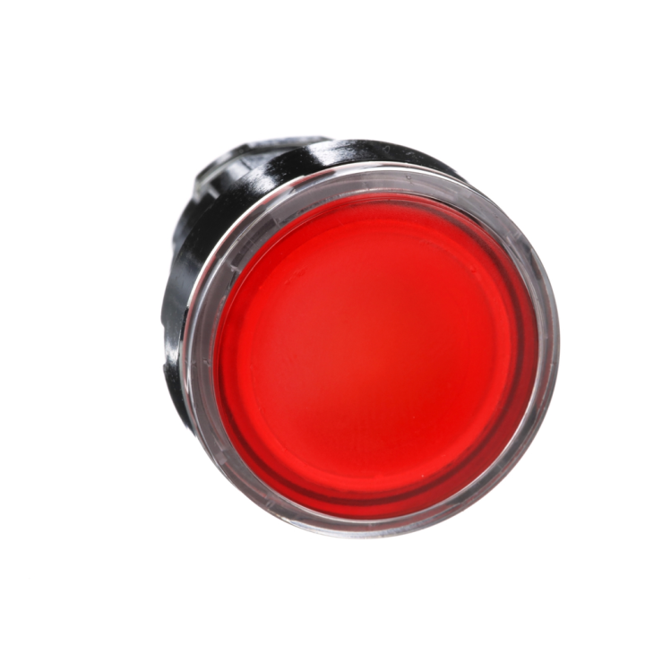 Push Button Head SR Illuminated Red
