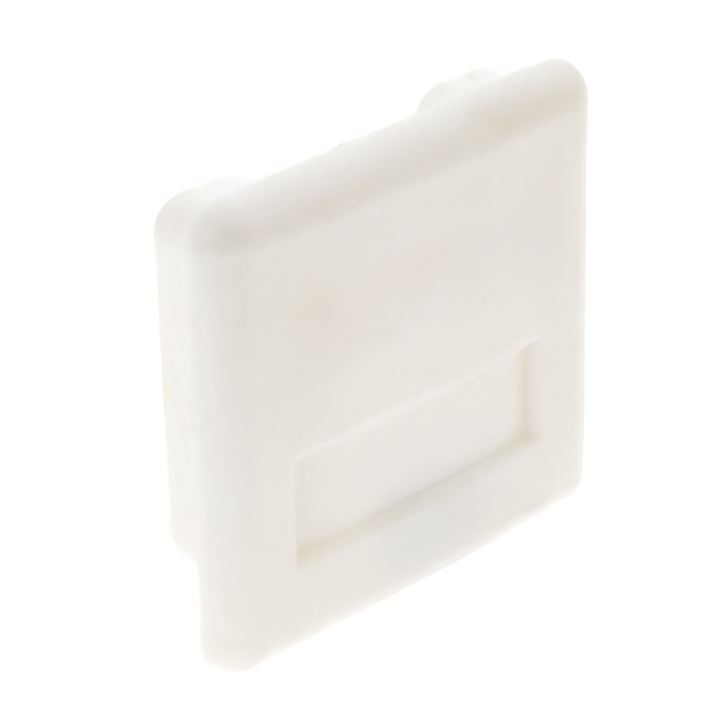 Channel End Cap - White