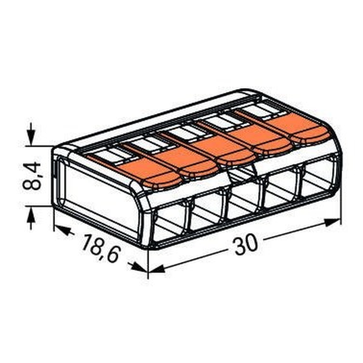  Lever Connector 5-Pole Diagram