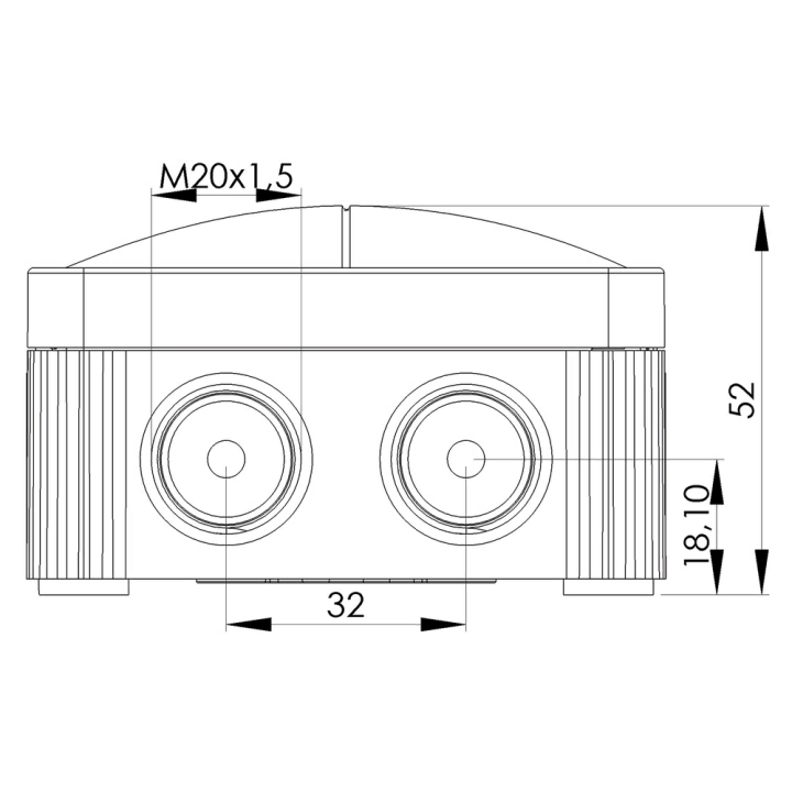  Wiska COMBI 206 Diagram (Side)