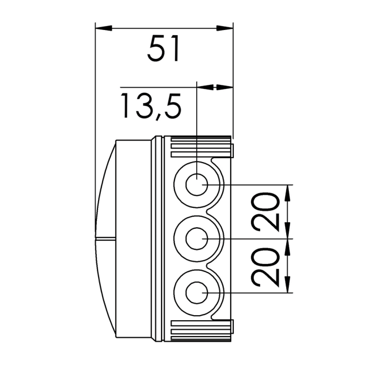  Wiska COMBI 108 Diagram (Side)