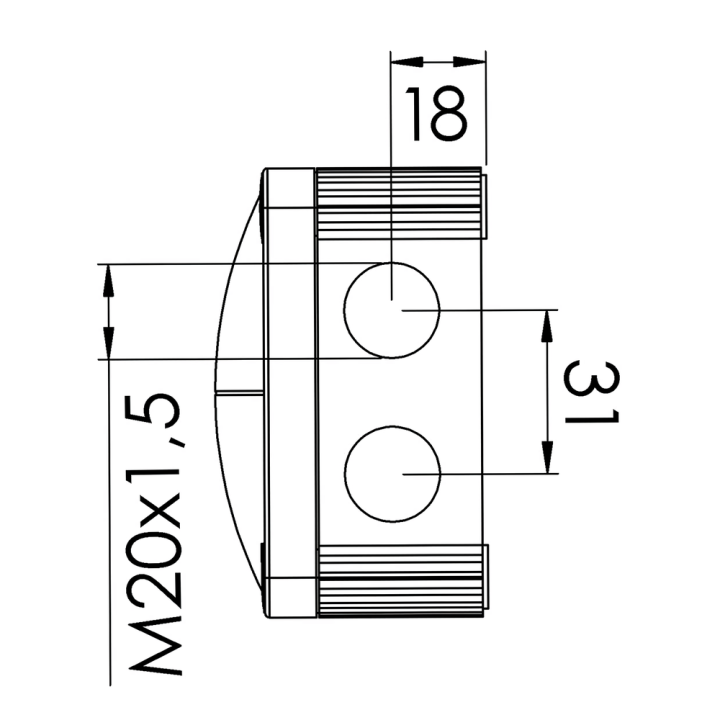  Wiska COMBI 308 Diagram (Side)